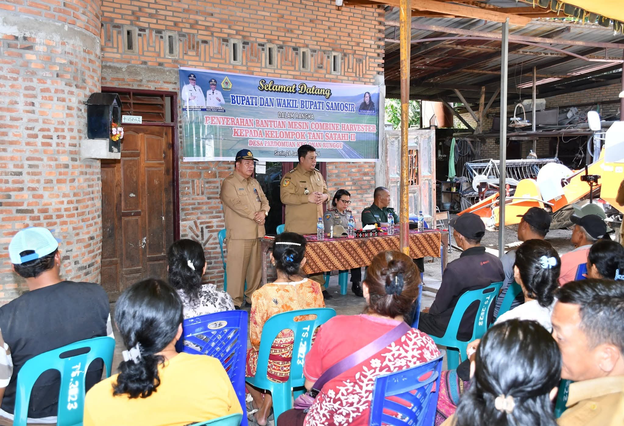 Pemkab Samosir Dukung Peningkatan Sektor Pertanian Dengan Bantuan Alsintan