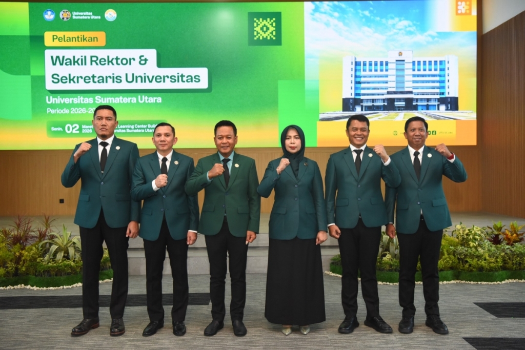 20260302-183516_lantik-wakil-rektor-dan-sekretaris-universitas-rektor-usu-ingatkan-pentingnya-kerja-keras-dan-integritas Pelantikan