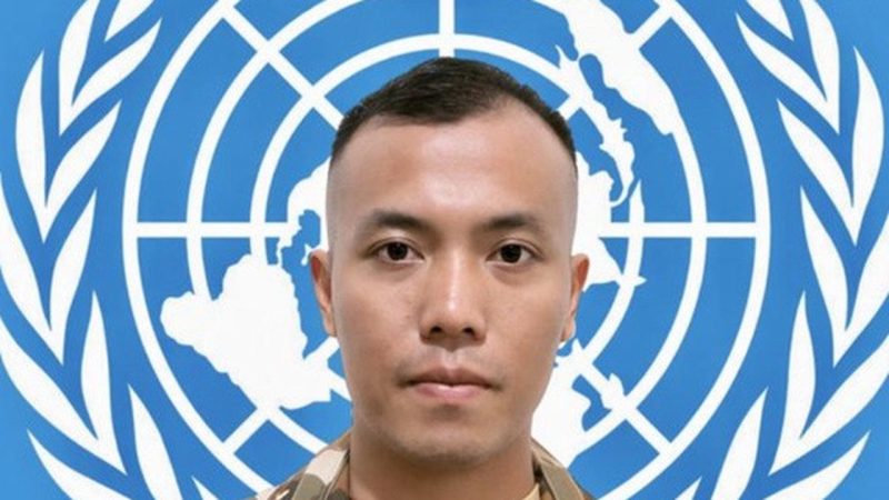 Praka Rico Pramudia, prajurit Indonesia dalam misi perdamaian UNIFIL, yang gugur setelah mengalami luka berat akibat ledakan artileri dari tank Israel di dekat kota Adchit Al Qusayr pada 29 Maret 2026. Foto: Ist.