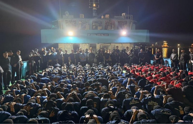 263 napi berisiko tinggi dikirim ke Nusakambangan. Foto: Ist.