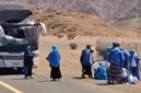 Kecelakan bus jemaah haji asal Probolinggo di Madinah, Selasa (28/4/2026) sekitar pukul 10.30 waktu Arab Saudi. Foto: Ist.