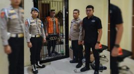 Foto: Suasana saat proses pemeriksaan dan penempatan khusus (patsus) terhadap Kompol DK di lingkungan Polda Sumatera Utara. 