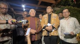 Mantan Ketua Umum PP Muhammadiyah, Din Syamsuddin mendesak polisi tidak melanjutkan laporan terhadap Wapres ke-10 dan 12 Jusuf Kalla (JK). Foto: Ist.