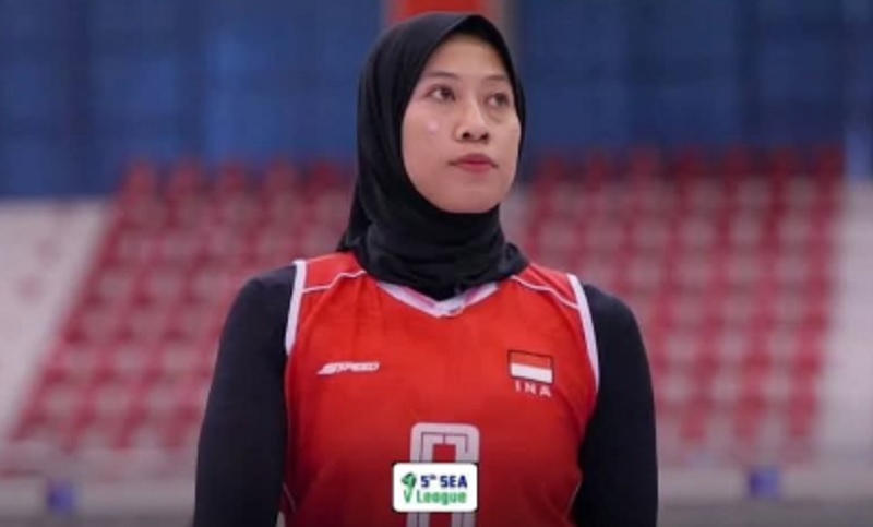 Foto: Potret Megawati Hangestri Pertiwi saat masih memperkuat Timnas Voli Putri Indonesia. Pemain andalan ini resmi memutuskan mundur dari tim nasional menjelang rangkaian turnamen internasional tahun 2026 demi memprioritaskan karier profesional dan kondisi pribadi.