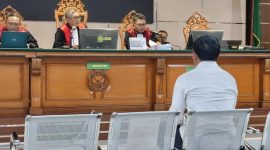 Sidang vonis bos eFishery Gibran Huzaifah. Foto: Ist.