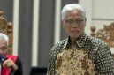 Mantan Direktur Utama Bank Jateng, Supriyatno, saat menjalani persidangan di Pengadilan Tipikor Semarang. Foto: Ist.