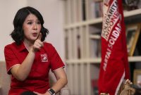 Wakil Ketua Dewan Pembina PSI, Grace Natalie. Pihak partai menegaskan tidak akan memberikan bantuan hukum secara kelembagaan terkait kasus yang menjeratnya, karena dinilai merupakan tanggung jawab pribadi dan bukan urusan partai. Foto: Ist.
