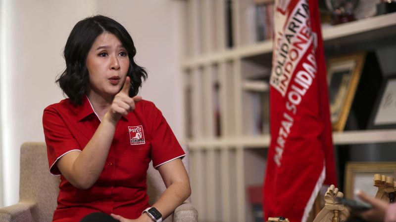 Wakil Ketua Dewan Pembina PSI, Grace Natalie. Pihak partai menegaskan tidak akan memberikan bantuan hukum secara kelembagaan terkait kasus yang menjeratnya, karena dinilai merupakan tanggung jawab pribadi dan bukan urusan partai. Foto: Ist.
