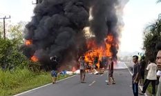 Tabrakan Bus ALS dan Truk Tangki di Muratara, 16 Orang Tewas