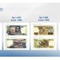 Tampilan sejumlah uang kertas Rupiah seri lama yang telah dicabut dari peredaran oleh Bank Indonesia, meliputi pecahan Rp500 emisi 1982, Rp1.000 dan Rp5.000 emisi 1980, serta Rp10.000 emisi 1979. Foto: Ist.