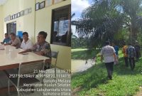 Tim Dinas Lingkungan Hidup (DLH) Kabupaten Labuhanbatu Utara melakukan pertemuan dan pengecekan langsung ke lokasi PT Kuala Intan Sawit Selatan (KISS) di Desa Damuli Kebun, Kecamatan Kualuh Selatan, Kamis (21/5/2026). Foto: GS