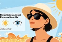 Ilustrasi cuaca panas ekstrem akibat fenomena El Nino yang diprediksi berlangsung hingga Oktober 2026. Dokter spesialis mata mengingatkan, paparan sinar ultraviolet berlebih saat terik matahari dapat mempercepat kerusakan lensa mata dan memicu katarak, sehingga masyarakat disarankan menggunakan kacamata berfilter UV dan topi saat beraktivitas di luar ruangan. Foto: AI