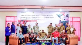 Perkuat Ketahanan Petani, Pemkab Dairi Luncurkan Asuransi Parametrik bagi Petani Kopi. (Foto:Ist) 