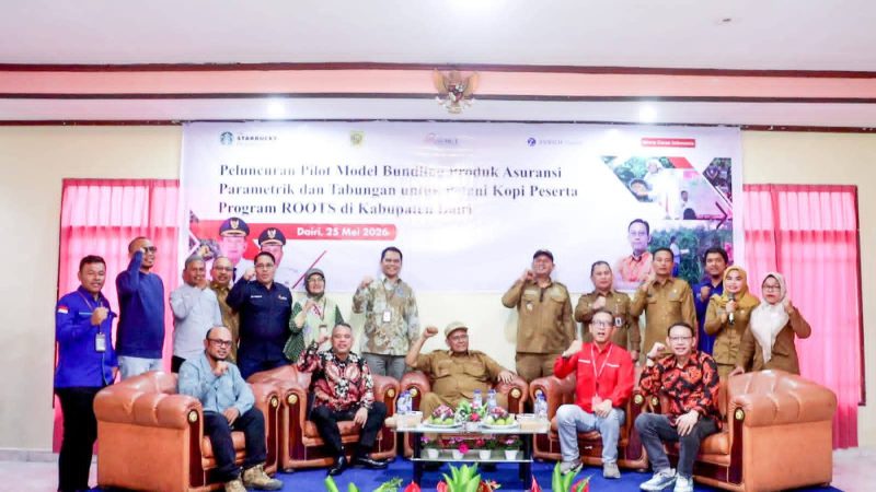 Perkuat Ketahanan Petani, Pemkab Dairi Luncurkan Asuransi Parametrik bagi Petani Kopi. (Foto:Ist) 