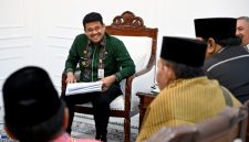 Gubernur Sumatera Utara, Muhammad Bobby Afif Nasution, saat menerima audiensi jajaran pengurus Lembaga Pengembangan Tilawatil Qur’an (LPTQ) Sumut di Kantor Gubernur Sumut, Medan, Kamis (21/5/2026). Foto: Ist.