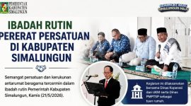 Pelaksanaan Ibadah ASN Pemkab Simalungun: Perbedaan Keyakinan Tidak Menjadi Pemisah. (Foto:Ist) 