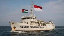 Ilustrasi Kapal Global Sumud Flotilla. Foto: Ist.