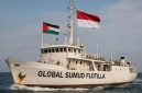 Ilustrasi kapal Global Sumud Flotilla. Foto: Ist.