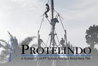 Aktivitas pembangunan tower telekomunikasi milik PT Protelindo di Desa Pulo Dogom, Kecamatan Kualuh Hulu, Kabupaten Labuhanbatu Utara. Pembangunan ini menjadi sorotan dan menuai penolakan warga karena dianggap berjalan tanpa izin resmi dari pemerintah daerah maupun persetujuan masyarakat sekitar, serta dinilai melanggar peraturan yang berlaku. Foto: GS