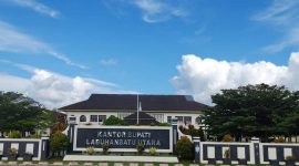 Kantor Bupati Labuhanbatu Utara. Foto: GS.