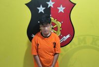 Tersangka berinisial NM alias Nurintan Marpaung (33) diamankan petugas Unit Reskrim Polsek Kualuh Hulu dalam Operasi Antik Toba 2026, Minggu (24/5/2026). Foto: GS