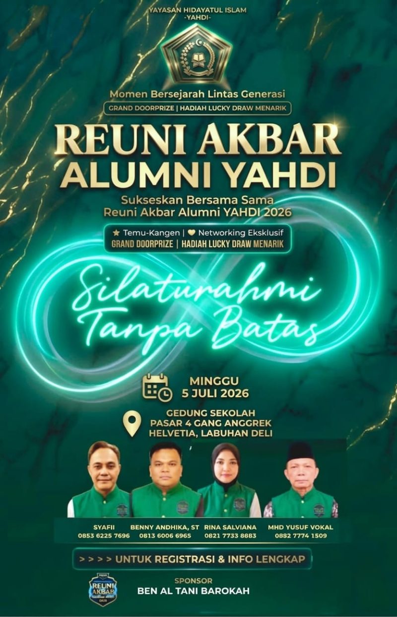 Pengumuman resmi Reuni Akbar Alumni YAHDI bertema 