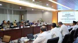 Audiensi Kementerian Sosial (Kemensos) dan Komisi Pemberantasan Korupsi (KPK) di Gedung Merah Putih KPK, Jakarta, Jumat (8/5/2026). Foto: Ist.