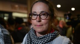 Bianca Webb-Pullman, dokter aktivis GSF asal Australia,mengungkap kekejaman tentara Israel terhadap dirinya. Foto: Ist.