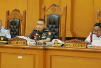 Suasana persidangan kasus penyiraman air keras terhadap Andrie Yunus di Pengadilan Militer. Foto: Ist.