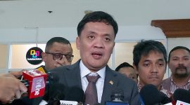 Ketua Majelis Kehormatan Partai Gerindra, Habiburokhman, memberikan keterangan pers terkait sidang etik yang akan digelar Mahkamah Partai pada Jumat (15/5/2026) pukul 14.00 WIB. Foto: Ist.