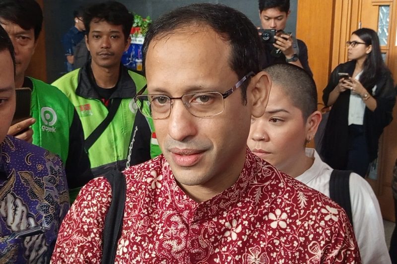 Mantan Mendikbudristek Nadiem Makarim tiba di Pengadilan Tipikor, Jakarta. Foto: Ist.