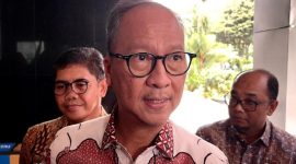 Menteri Perindustrian (Menperin) Agus Gumiwang Kartasasmita saat ditemui di lobby Gedung Djuanda I, Kemenkeu, Jakarta, Selasa (5/5/2026). Foto: Ist.