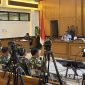 Suasana sidang lanjutan kasus penyiraman air keras terhadap aktivis KontraS, Andrie Yunus, di Pengadilan Militer Jakarta, Rabu (6/5/2026). Majelis hakim kembali memerintahkan agar Andrie dihadirkan sebagai saksi, meskipun diketahui saat ini ia masih menjalani perawatan medis berupa operasi pencangkokan kulit. Foto: Ist.
