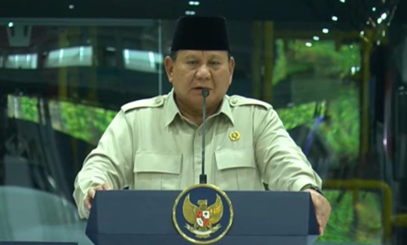 Presiden Prabowo Subianto saat menyampaikan arahan atau keterangan resmi. Beliau baru saja menerbitkan Peraturan Presiden Nomor 9 Tahun 2026 yang mengatur ulang struktur dan memperkuat fungsi Badan Nasional Penanggulangan Terorisme (BNPT). Foto : Ist.