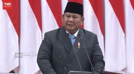 Presiden Republik Indonesia, Prabowo Subianto, menyampaikan pidato Kerangka Ekonomi Makro dan Pokok-pokok Kebijakan Fiskal RAPBN 2027 dalam Rapat Paripurna DPR RI, Jakarta, Rabu (20/5/2026). Ia menegaskan kehadiran langsungnya sebagai langkah strategis merespons tantangan geopolitik dan ketidakpastian ekonomi dunia yang berdampak langsung bagi Indonesia. Foto: Ist.
