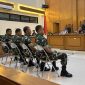 Sidang kasus penyiraman air keras terhadap aktivis KontraS, Andrie Yunus di Pengadilan Militer Jakarta. Foto: Ist.