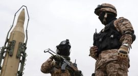 Korps Garda Revolusi Islam Iran (IRGC) menyerang pangkalan militer AS di Timur Tengah, Kamis (28/5), sebagai pembalasan. Foto: Ist.