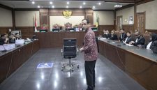 Suasana ruang sidang Pengadilan Tindak Pidana Korupsi pada Pengadilan Negeri Jakarta Pusat saat pembacaan tuntutan pidana terhadap mantan Menteri Pendidikan dan Kebudayaan, Nadiem Anwar Makarim, Rabu (13/5/2026). Foto: Ist.