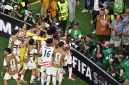 Selebrasi pemain Amerika Serikat saat melumat Paraguay di laga Piala Dunia 2026. Foto: Ist.