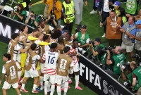 Selebrasi pemain Amerika Serikat saat melumat Paraguay di laga Piala Dunia 2026. Foto: Ist.