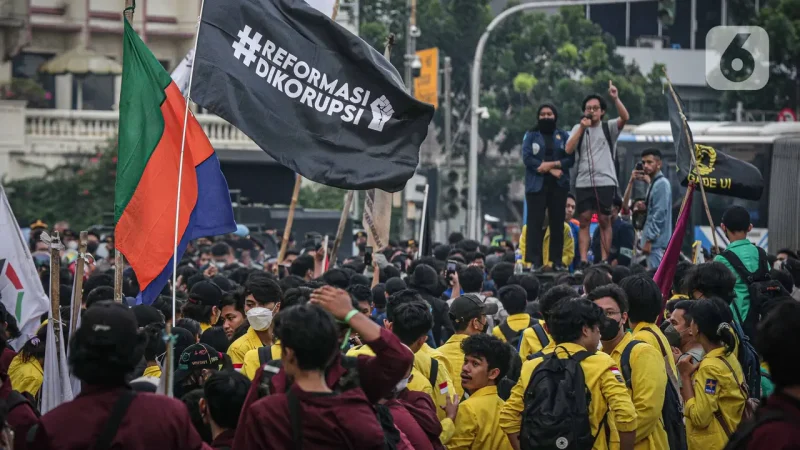 Ilustrasi Demo Mahasiswa. Foto: Ist.