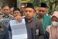 Kuasa hukum Ilma Sani Fitriana, Gufroni di Polda Metro Jaya. Foto: Ist.