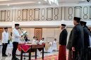 Gubernur Sumatera Utara, Bobby Nasution, saat melantik dan mengukuhkan Pengurus Lembaga Pengembangan Tilawatil Quran (LPTQ) Provinsi Sumut periode 2026–2030, Dewan Pengawas, serta Dewan Hakim MTQ ke-40 di Aula Raja Inal Siregar, Kantor Gubernur Sumut, Medan, Minggu (14/6/2026). Foto: Ist.