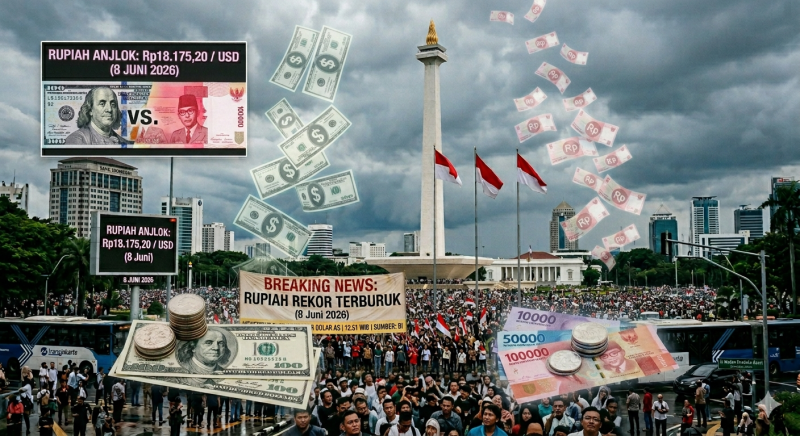 Rupiah Hancur! Tembus Rp18.175 per Dolar AS(Foto:Ist) 