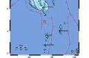 Peta sebaran guncangan gempa (ShakeMap) dari BMKG menunjukkan lokasi episenter gempa berkekuatan Magnitudo 5,6 yang terjadi pada Kamis (11/6/2026) pukul 14.33 WIB, berada di koordinat 4,87 LU dan 125,35 BT, tepatnya di laut sejauh 140 km arah barat laut Tahuna, Kabupaten Kepulauan Sangihe, Sulawesi Utara, dengan kedalaman hanya 10 km. Foto: BMKG