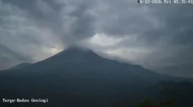 Aktivitas Gunung Merapi, Jumat (12/6/2026). Foto: Ist.