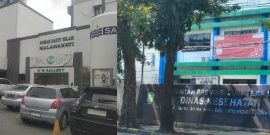 Rumah Sakit Islam Malahayati (kiri) dan Dinas Kesehatan Provinsi Sumatera Utara (kanan). Foto: Ist.