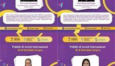 Empat mahasiswi Fakultas Sains dan Teknologi Universitas Prima Indonesia (FAST UNPRI) Medan, yaitu Putri Juniarti Marpaung, Rince Margaretta Siregar, Angelica Ester Novelia Siahaan, dan Nia Anggreni Matondang, berfoto dalam poster penghargaan atas keberhasilan mereka mempublikasikan karya ilmiah di jurnal internasional bereputasi Q2 yang terindeks Scopus. Keberhasilan ini diraih di bawah bimbingan Assoc. Prof. Mardi Turnip, sekaligus menjadi bukti nyata efektivitas kebijakan jalur kelulusan berbasis publikasi ilmiah yang diterapkan kampus. Foto: Ist.