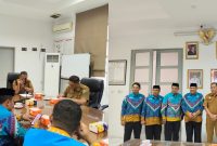 Silaturahmi kebangsaan antara pengurus Punggawa Madrasah Nasional Indonesia (PGMNI) Sumatera Utara dengan jajaran Badan Kesatuan Bangsa dan Politik (Kesbangpol) Provinsi Sumatera Utara di ruang rapat Kantor Kesbangpol Sumut, Senin (15/6/2026). Foto: GS
