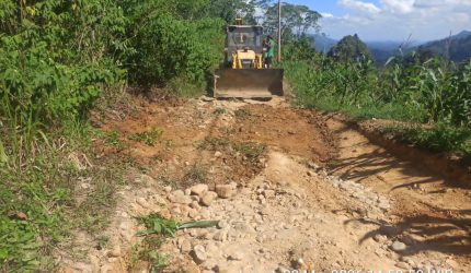 ​Akses Jalan Desa Alur Subur Kembali Normal Berkat Respons Cepat BPBD Dairi
